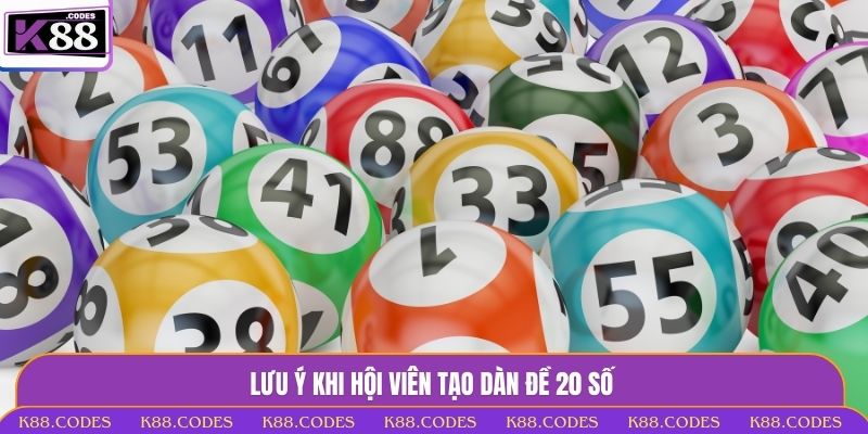 dàn đề 20 số